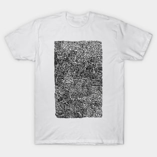 Maze Walls Pattern T-Shirt